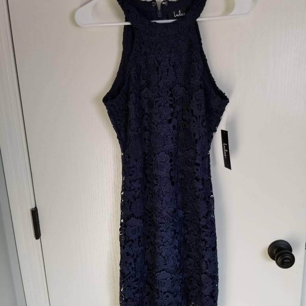 New Lulu's navy cocktail dress